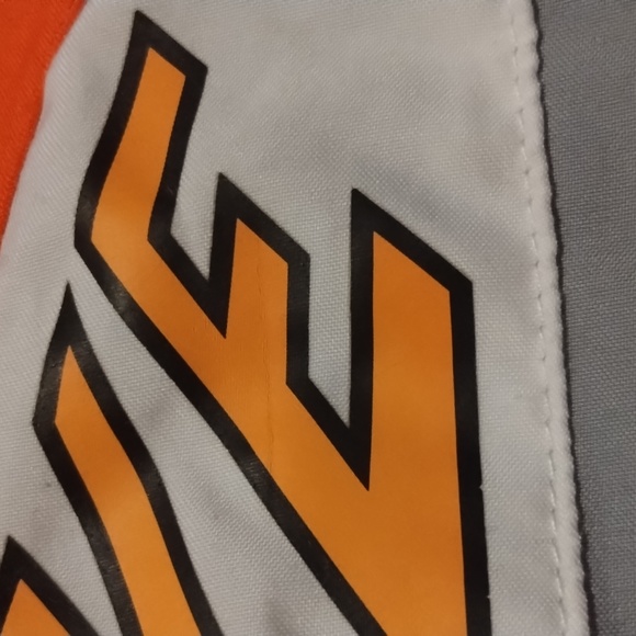 Nike Bathing Suit Men M Adult Orange Swim Trunks Swoosh Logo Basic Beach - Picture 15 of 16